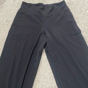 Black Lululemon High Rise Flared Leggings
